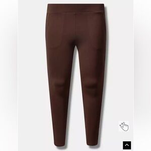 Torrid 2X brown ponte legging